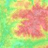 Mappa topografica сельское поселение Село Маклино, altitudine, rilievo