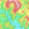 Mappa topografica La Grand-Combe, altitudine, rilievo