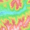 Mappa topografica Panchià, altitudine, rilievo