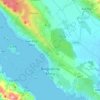 Mappa topografica Città di Zaravecchia, altitudine, rilievo