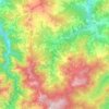 Mappa topografica Ferriere, altitudine, rilievo