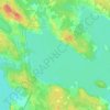 Mappa topografica Отрадное озеро, altitudine, rilievo