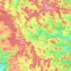 Mappa topografica Lauterhofen, altitudine, rilievo