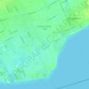 Mappa topografica Grosse Pointe Park, altitudine, rilievo