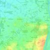 Mappa topografica Hohenberg-Krusemark, altitudine, rilievo