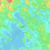 Mappa topografica город Выборг, altitudine, rilievo