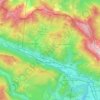Mappa topografica Jesenice, altitudine, rilievo