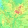 Mappa topografica Rastorf, altitudine, rilievo