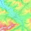 Mappa topografica Appenzell, altitudine, rilievo