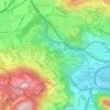 Mappa topografica Novazzano, altitudine, rilievo