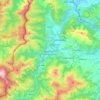 Mappa topografica Saint-Étienne-de-Baïgorry, altitudine, rilievo