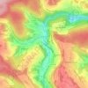 Mappa topografica Wälde, altitudine, rilievo