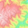 Mappa topografica Pichirhua, altitudine, rilievo