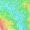 Mappa topografica Capizzone, altitudine, rilievo