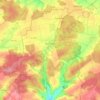 Mappa topografica Bernsfelden, altitudine, rilievo