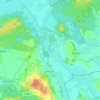 Mappa topografica Kotzen, altitudine, rilievo