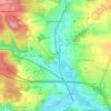 Mappa topografica Elz, altitudine, rilievo