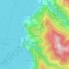 Mappa topografica Perledo, altitudine, rilievo