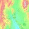 Mappa topografica Coronel Felipe Varela, altitudine, rilievo