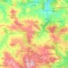 Mappa topografica Casina, altitudine, rilievo