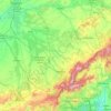 Mappa topografica Segovia, altitudine, rilievo