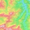 Mappa topografica San Martino in Badia, altitudine, rilievo