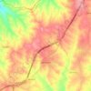 Mappa topografica Valmojado, altitudine, rilievo