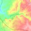 Mappa topografica Bernuy de Porreros, altitudine, rilievo
