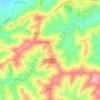 Mappa topografica San Giorgio di Pesaro, altitudine, rilievo