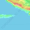 Mappa topografica San Giorgio, altitudine, rilievo