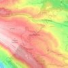 Mappa topografica Sala Biellese, altitudine, rilievo
