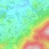 Mappa topografica Sparneck, altitudine, rilievo