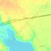 Mappa topografica Powell, altitudine, rilievo