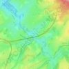 Mappa topografica Moresnet, altitudine, rilievo