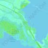 Mappa topografica Richard's Bay Harbour Mangroves, altitudine, rilievo
