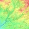 Mappa topografica Eldingen, altitudine, rilievo