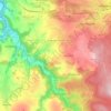 Mappa topografica Großrückerswalde, altitudine, rilievo