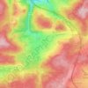 Mappa topografica Recht, altitudine, rilievo
