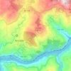 Mappa topografica Ancede, altitudine, rilievo