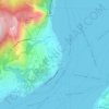 Mappa topografica Griante, altitudine, rilievo