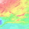 Mappa topografica Gafsa, altitudine, rilievo