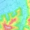 Mappa topografica Cigognola, altitudine, rilievo
