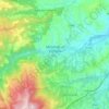 Mappa topografica Montorio al Vomano, altitudine, rilievo