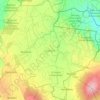 Mappa topografica Contea di Laikipia, altitudine, rilievo