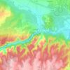 Mappa topografica Collias, altitudine, rilievo