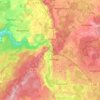 Mappa topografica 88364, altitudine, rilievo