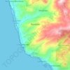 Mappa topografica Bonifati, altitudine, rilievo