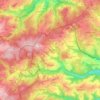 Mappa topografica Hümmel, altitudine, rilievo