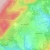 Mappa topografica Bruchweiler, altitudine, rilievo