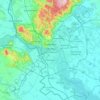 Mappa topografica Bratislava, altitudine, rilievo